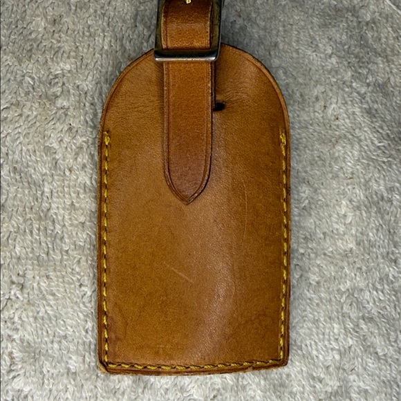 Vintage Louis Vuitton Luggage Tag and Poignier in Vachetta Leather (13O) - Picture 5 of 7